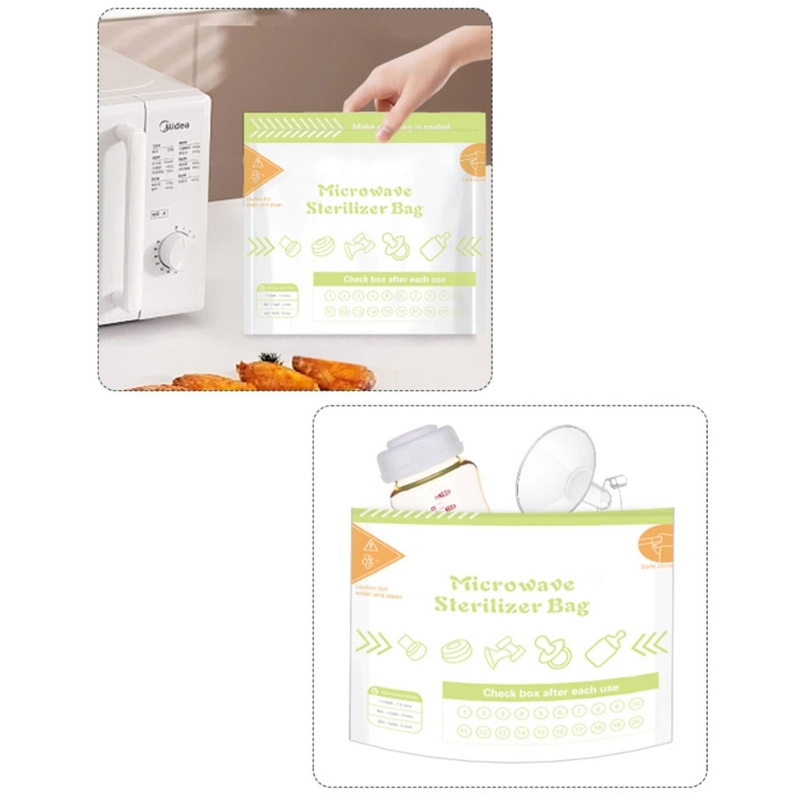 10 Sheets/set Reusable Microwa - đánh giá và giá Zwitsal Baby Products