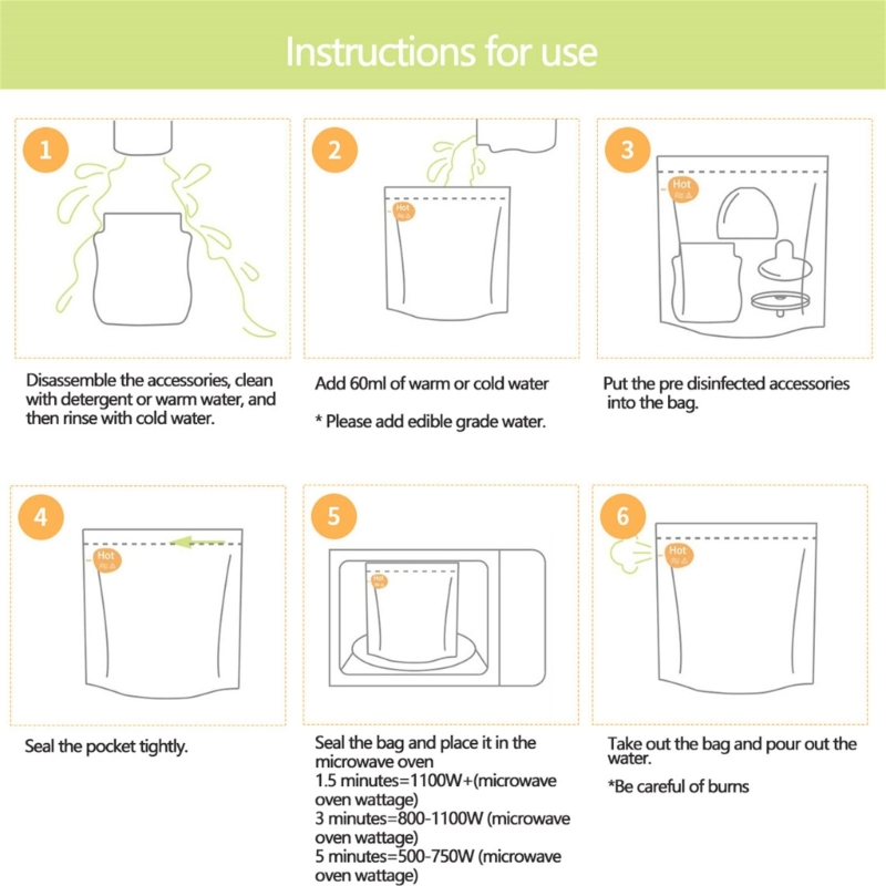 10 Sheets/set Reusable Microwa - đánh giá và giá Zwitsal Baby Products